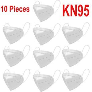 KN95 Protective 5 Layers Face Mask Disposable Mouth Cover PM2.5 Respirator BFE